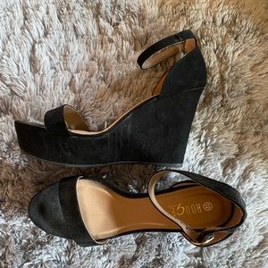 Size 12 Platform black heels